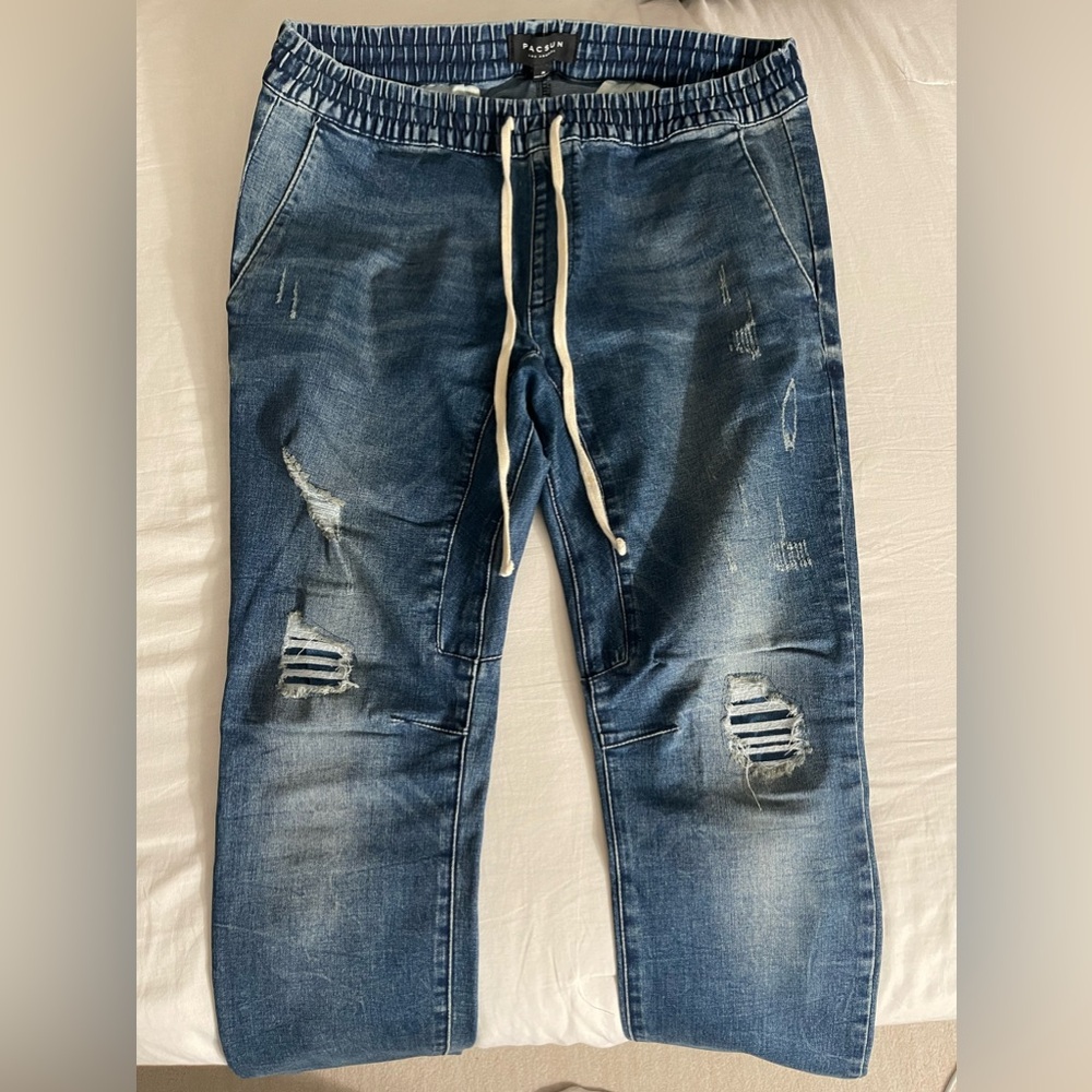 Denim Pacsun skinny joggers